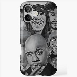 Dave Chappelle Many Face iPhone Case