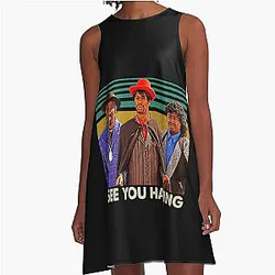Art and Dave Chappelle A Line Dress
