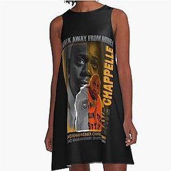 Laughing Through Life: The Wit of Dave Chappelle A Line Dress