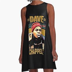 Art - Dave Chappelle A Line Dress