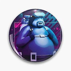 Dave The Diver - Modern Graphic Design Pin