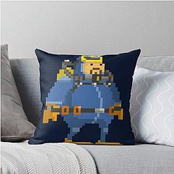 Dave the Diver Stand Throw Pillow