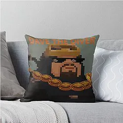Dave The Diver game MLG Throw Pillow