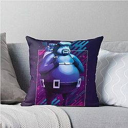 Dave The Diver Modern Graphic Design Throw Pillow