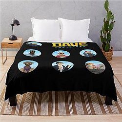 Dave the Diver Character Mega Pack Sticker Set Throw Blanket