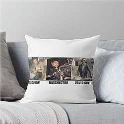 Name a More Iconic Trio - Afrojack, David Guetta Throw Pillow