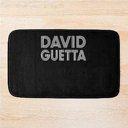 White David Guetta DJ Bath Mat