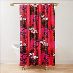 DAVID GUETTA LETS THE BEST MUSIC Shower Curtain