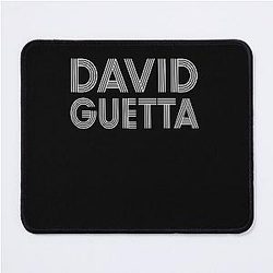 White David Guetta DJ Mouse Pad