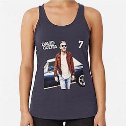 7 - David Guetta Racerback Tank Top