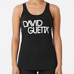 BEST SELLING David Guetta Logo Racerback Tank Top