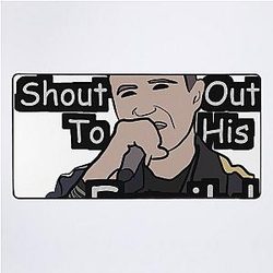 David Guetta Meme Desk Mat