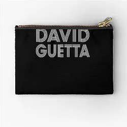 White David Guetta Design Zipper Pouch