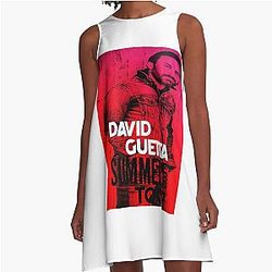 David Guetta Let's The Best Music A-Line Dress