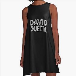 White A Line Dress By David Guetta DJ
