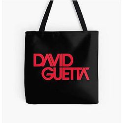 David Guetta Crimson Logo Tote Bag