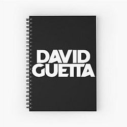 David Guetta French Spiral Notebook