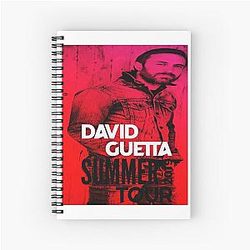 DAVID GUETTA LETS THE BEST SPIRAL NOTEBOOK