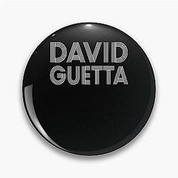 White David Guetta Pin