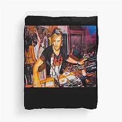 DJ David Guetta at Pacha Ibiza Duvet Cover