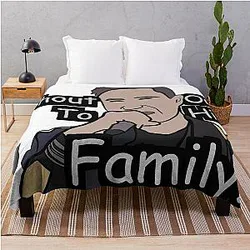 Shout Out To His Family David Guetta Meme Throw Blanket