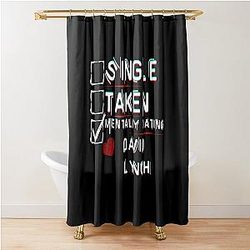 Mentally Dating David Lynch Shower Curtain