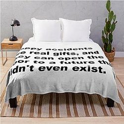 Happy Accidents Are Real Gifts David Lynch Throw Blanket