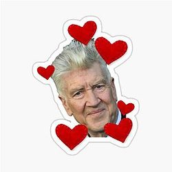 I Love David Lynch Sticker