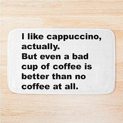 David Lynch Quote Bath Mat