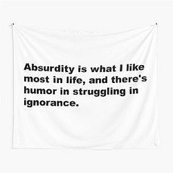 Absurdity David Lynch Quote Tapestry