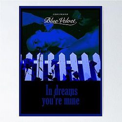 Blue David Lynch Poster