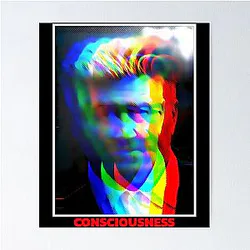 David Lynch Consciousness Poster