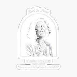 david lynch merchandise sticker