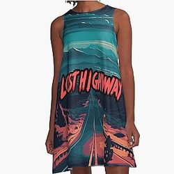 David Lynch Thriller A-Line Dress