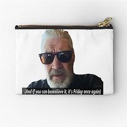 David Lynch says it's Friday again Zipper Pouch