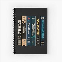 David Lynch VHS Spiral Notebook