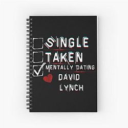 Mentally Dating David Lynch Spiral Notebook
