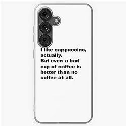 I Like Cappuccino - David Lynch Quote Samsung Galaxy Soft Case
