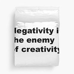 David Lynch Quote Duvet Cover