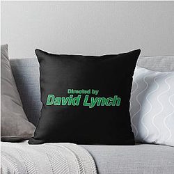 Directed by David Lynch 90s Throw Pillow