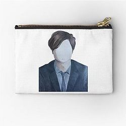 Criminal Minds Spencer Reid Emily Prenntiss Derek Morgan Aaron Hotchner David Rossi Penelope Garcia Zipper Pouch