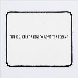 David Rossi Quote Mouse Pad