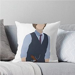 Criminal Minds, Spencer Reid, Emily Prentiss, Derek Morgan, Aaron Hotchner, David Rossi, Penelope Garcia Throw Pillow