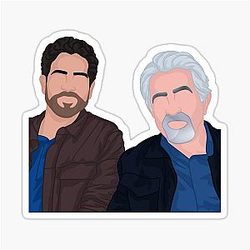 David Rossi and Luke Alvez Sticker