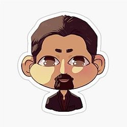 Cute Chibi David Criminal Minds Sticker