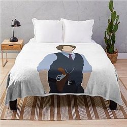 Criminal Minds, Spencer Reid, Emily Prentiss, Derek Morgan, Aaron Hotchner, David Rossi, Penelope Garcia Throw Blanket