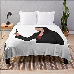 Criminal Minds, Spencer Reid, Emily Prentiss, Derek Morgan, Aaron Hotchner, David Rossi, Penelope Garcia Throw Blanket