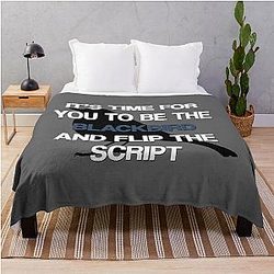Criminal Minds Spencer Reid Emily Prentiss Derek Morgan Aaron Hotchner David Rossi Penelope Garcia Throw Blanket