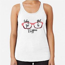 Criminal Minds Spencer Reid, Emily Prentiss, Derek Morgan, Aaron Hotchner, David Rossi, Penelope Garcia Racerback Tank Top