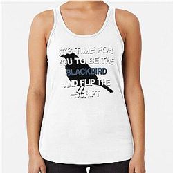 Criminal Minds Spencer Reid Emily Preniss Derek Morgan Aaron Hotchner David Rossi Penelope Garcia Racerback Tank Top
